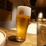 温石 - 最初はビール♪