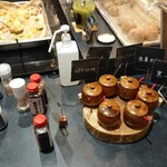 美健ごちそうビュッフェ 花も実も - 薬味、ソース類