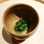 温石 - クレソン辛子胡麻和え