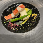 JUGEN - 金目鯛のポワレ　京都辻農園石清水の焼きリゾット