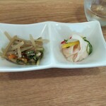 とんかつ成蔵 - 小鉢二種