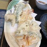 豊年 - 梅定食　天ぷら