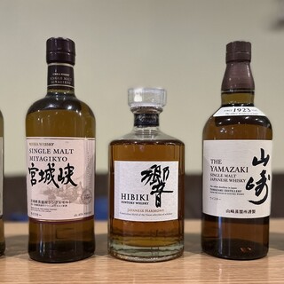 毎週水曜日は生ビール半額！希少なウイスキーもお見逃しなく