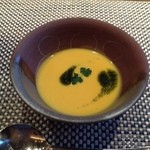 鉄板焼 心 - 有機野菜のスープ