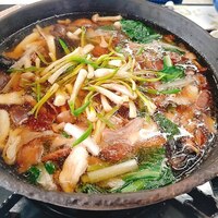 出羽屋 - 月山山菜そばの朝食