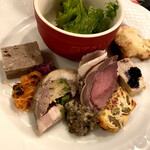ビストロ デ トロワ - 前菜盛り合わせ　　コレはどれもみんなうんまい！