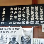 メニューの一部