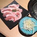 焼肉あぐり新田庵 - 上州麦豚　ねぎ塩カルビ