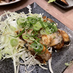 広島鉄板焼 お好み焼 はるちゃん - かき焼き(6ヶ) 1,200円