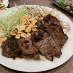 広島鉄板焼 お好み焼 はるちゃん - 牛ステーキ 1,800円