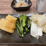 広島鉄板焼 お好み焼 はるちゃん - おつけもの 400円