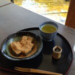 茶寮 汐入 - わらび餅800円