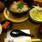 とんかつ料理と京野菜 鶴群 - 豚汁セット 1260円 二月限定メニュー