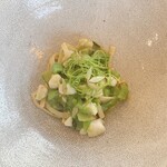 ダ　センプレ - トレネッテ　真鯛　豆