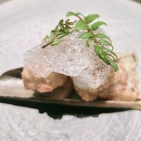 オッジ ダルマット 西麻布店 - 平目と筍のフリット