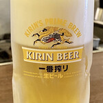 キッチンTiKi - 生ビールでぷっはぁー♪