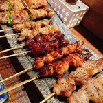 Panch - 焼き鳥盛り合わせ(初めて頼んだ)
