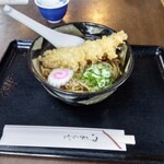 Tatsumiya - 海老天ぷら蕎麦（1050円）