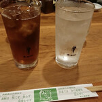 Nihonsoba Asahiya - 烏龍茶と酎ハイ