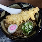 Tatsumiya - 海老天ぷら蕎麦（1050円）