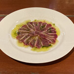 パブリックハウス ブラボー! - 朝挽き！砂肝のカルパッチョ(税込605円)