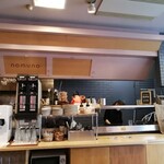 Nomuno coffee &wine library - 店内の雰囲気と返却口♪