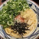 Marugame Seimen - 明太釜玉うどん(並) 490円