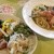 Cannery  Row - 料理写真:前菜とエビのバジルクリームパスタ