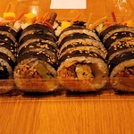 カンナムキンパ - 料理写真:キンパ バラエティセット(1487円)