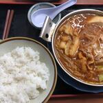 清美食堂 - 肉鍋キムチ味噌定食