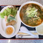 Quan an Hoa sen - ランチ セット Ｃ ブン・ボー　１０５０円　(2022/02)