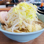 らーめん旭郎山 - 郎麺小    野菜、ニンニク増し