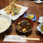 Sawaragi - 海老天定食2500円