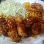 とんかつ 一 - ミックス定食（1,350円）