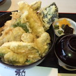 道の駅 和 - 鮎の天婦羅丼