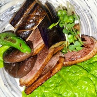 そば会席 立会川 吉田家 - 鴨焼き
