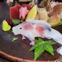そば会席 立会川 吉田家 - 刺身五点盛