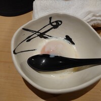 炭焼きうなぎ・かしわ 登河 池下店 - 名古屋コーチンの卵   コクがあってめちゃウマ！