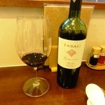 中国麺飯 勇 - ある日はワインからタバリ　レゼルヴァ　シラー2011(チリ)3,500円