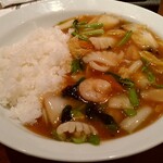中国料理随園 - 中華丼(大盛)