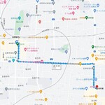 田村屋 - 地図‗佐野駅からのルート例