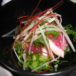 小樽・蕎麦屋・籔半 - 合鴨タタキ