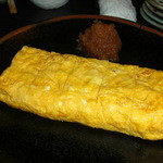 小樽・蕎麦屋・籔半 - 厚焼き玉子