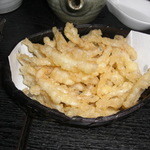 小樽・蕎麦屋・籔半 - 白魚の天ぷら