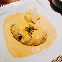 旬菜ステーキ処 らいむらいと - らいむらいとチーズハンバーグ 200g:1,580円