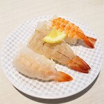 魚べい - えび３種食べ比べ　200円
