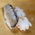 泉寿し - あわび・甘えび