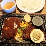 Suteki To Hambagu No Sarun - おいしんぼステーキランチ　1518円