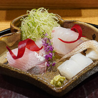 日本料理 太月 - 10日寝かせたひらまさ、鯛、すみいか