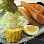 Ippukutei - イカフライのレモン煮定食アップ